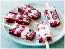 Frozen Yogurt Coconut Pops